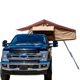 Trustmade Extended Size Soft Shell Car Rooftop Tent Wander Pro Series - Beige+Orange