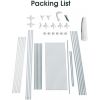 Outdoor Activities Waterproof And Sun-Proof 10 x 20 Feet Canopy Tent  - White - Canopies & Gazebos