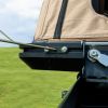 Trustmade Triangle Aluminium Black Hard Shell Beige Rooftop Tent Scout MAX Series , With Two Rainflies of Different Colors - Black+Beige
