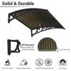 100x100 5mm PC Hollow Sheet Awning - As Picture